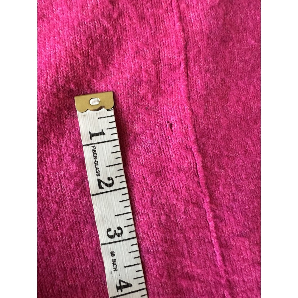 Vince Camuto Womens Pink Heathered Crewneck Seam Front Pullover Sweater Size M - Picture 6 of 10